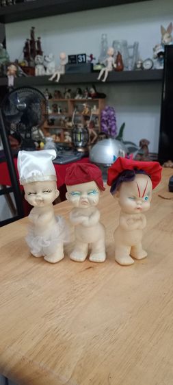 ตุ๊กตาเด็กดำเด็กขาวงานโบราณ รูปที่ 3