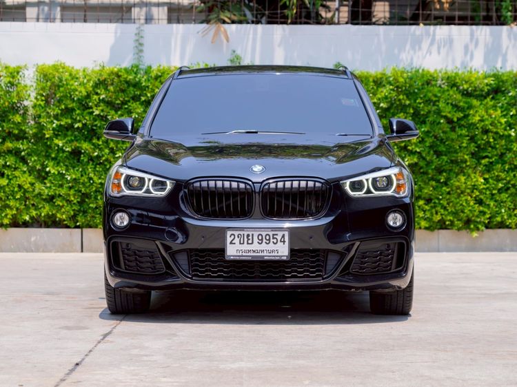 BMW X1 2019 2.0 sDrive20d M Sport Utility-car ดีเซล ไม่ติดแก๊ส เกียร์อัตโนมัติ ดำ รูปที่ 2