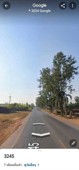 ขายที่ดินโฉนดครุฑแดง จำนวน2 ไร่ 37 ตารางวา ติดถนนปรกฟ้า - บ่อทอง เส้น3245 รูปที่ 3