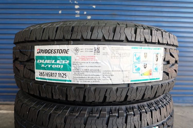 🏆 ยางใหม่ Bridgestone รุ่น Dueler AT 001 ขนาด 265 65R17 ปี26 รูปที่ 2