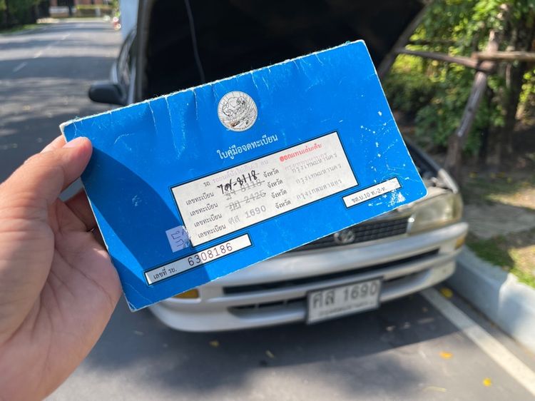 Toyota Corolla 1993 1.3 GLi Sedan เบนซิน LPG เกียร์ธรรมดา บรอนซ์เงิน รูปที่ 3