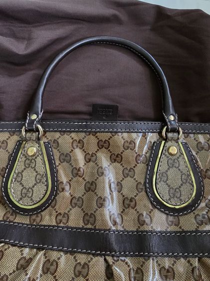 กระเป๋าถือ Gucci  GG Crytal tole มือสองสภาพดี รูปที่ 10