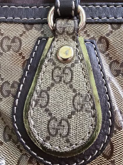 กระเป๋าถือ Gucci  GG Crytal tole มือสองสภาพดี รูปที่ 9