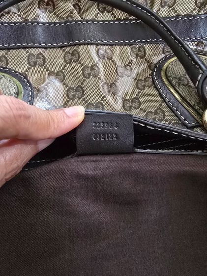 กระเป๋าถือ Gucci  GG Crytal tole มือสองสภาพดี รูปที่ 6