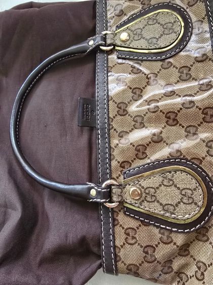กระเป๋าถือ Gucci  GG Crytal tole มือสองสภาพดี รูปที่ 8
