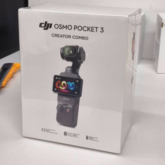 อื่นๆ DJI Osmo Pocket 3 Creator Combo ครบกล่อง ใบเสร็จ 4K Gimbal Camera ไมค์แท้ ของใหม่่ยังไม่ได้ใช้