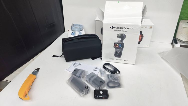 DJI Osmo Pocket 3 Creator Combo ครบกล่อง ใบเสร็จ 4K Gimbal Camera ไมค์แท้ ของใหม่่ยังไม่ได้ใช้ รูปที่ 4