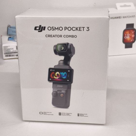DJI Osmo Pocket 3 Creator Combo ครบกล่อง ใบเสร็จ 4K Gimbal Camera ไมค์แท้ ของใหม่่ยังไม่ได้ใช้ รูปที่ 2