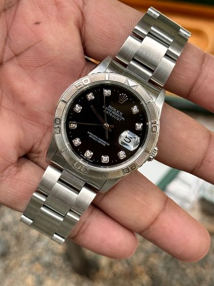 rolex Datejust กล่องใบ เพชรดำ รูปที่ 4