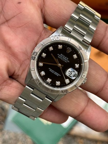 rolex Datejust กล่องใบ เพชรดำ รูปที่ 9