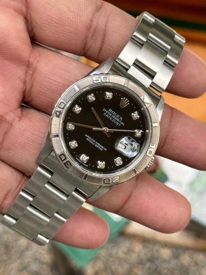 rolex Datejust กล่องใบ เพชรดำ รูปที่ 6