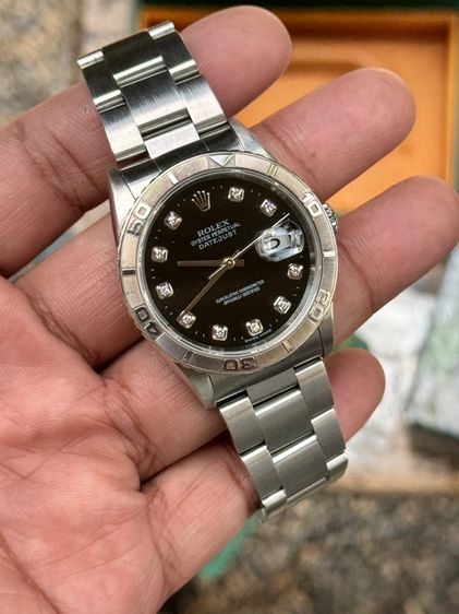 rolex Datejust กล่องใบ เพชรดำ รูปที่ 7