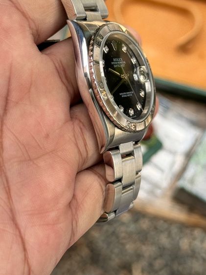 rolex Datejust กล่องใบ เพชรดำ รูปที่ 11