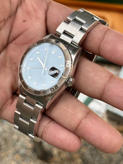 rolex Datejust กล่องใบ เพชรดำ รูปที่ 5