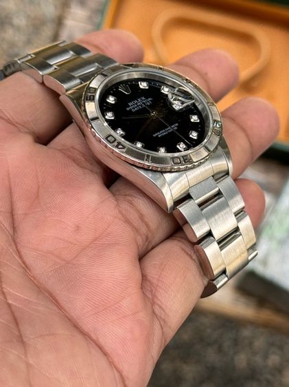 rolex Datejust กล่องใบ เพชรดำ รูปที่ 12