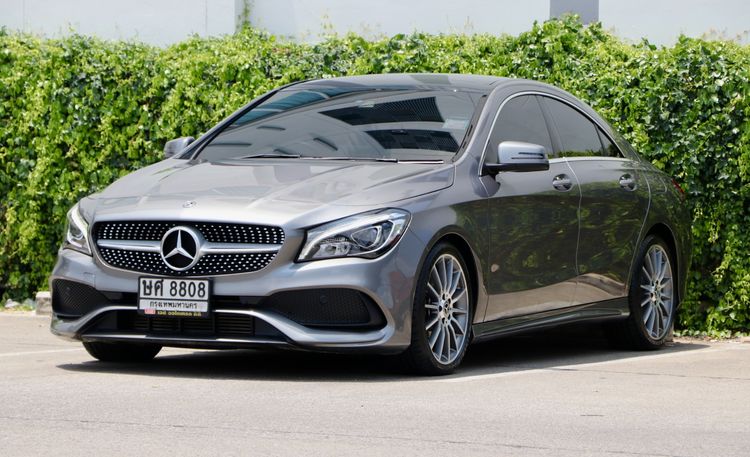 Mercedes-Benz CLA-Class 2018 CLA250 AMG Sedan เบนซิน ไม่ติดแก๊ส เกียร์อัตโนมัติ ขาว