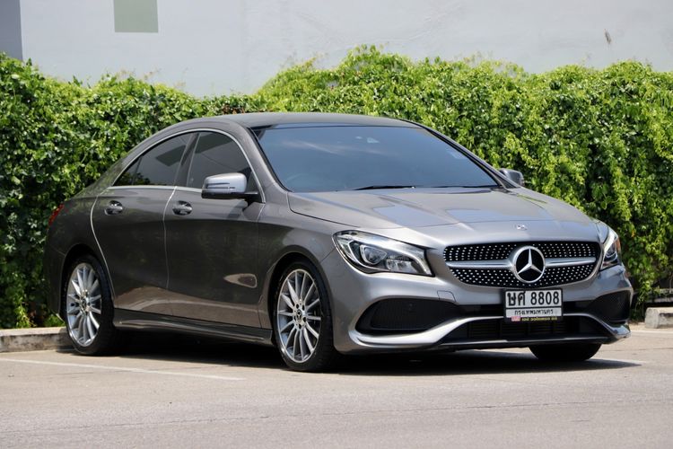 Mercedes-Benz CLA-Class 2018 CLA250 AMG Sedan เบนซิน ไม่ติดแก๊ส เกียร์อัตโนมัติ ขาว รูปที่ 3