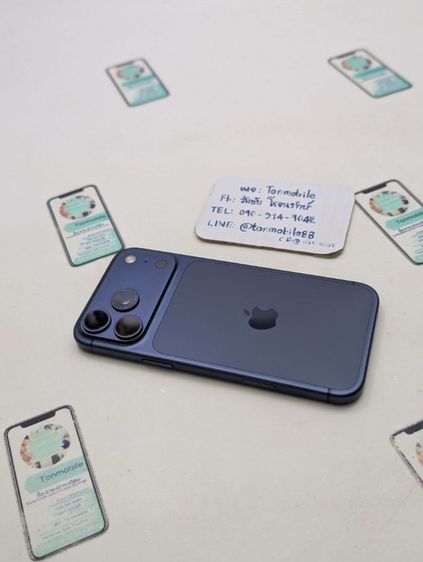 ขาย เทิร์น iPhone 17 Pro Max 256 Blue ศูนย์ไทย สภาพสวย อุปกรณ์ครบยกกล่อง ประกันยาว 8 เดือน สุขภาพแบต 100 เพียง 40,990 บาท ครับ  รูปที่ 4