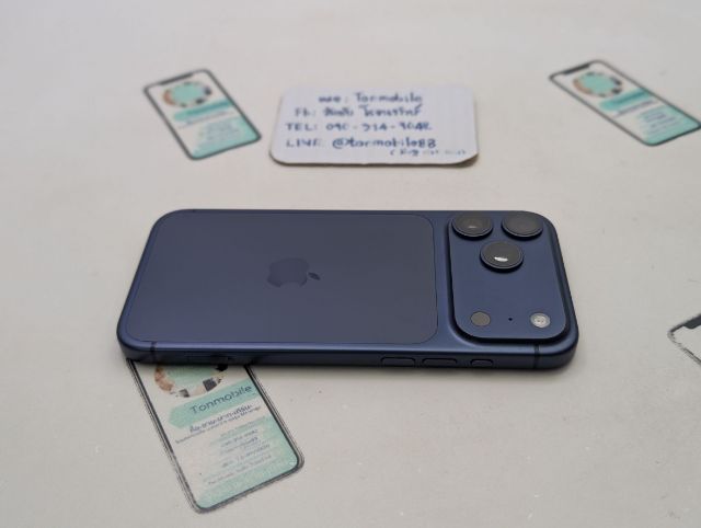 ขาย เทิร์น iPhone 17 Pro Max 256 Blue ศูนย์ไทย สภาพสวย อุปกรณ์ครบยกกล่อง ประกันยาว 8 เดือน สุขภาพแบต 100 เพียง 40,990 บาท ครับ  รูปที่ 6