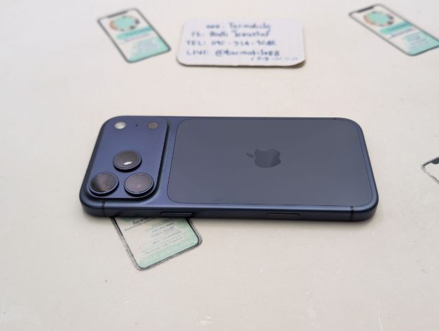 ขาย เทิร์น iPhone 17 Pro Max 256 Blue ศูนย์ไทย สภาพสวย อุปกรณ์ครบยกกล่อง ประกันยาว 8 เดือน สุขภาพแบต 100 เพียง 40,990 บาท ครับ  รูปที่ 5