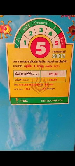 ตู้เย็น 1 ประตู Mitsubichi ความจุ 4ฺ.9 คิว ใช้งานได้เย็นดีปกติครับ สภาพตู้เย็นตามรูปที่ลงใว้ให้เลยนะครับ รูปที่ 17