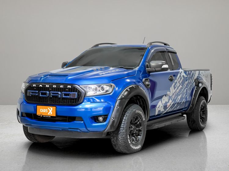 รถ Ford Ranger 2.2 Hi-Rider XLT สี น้ำเงิน