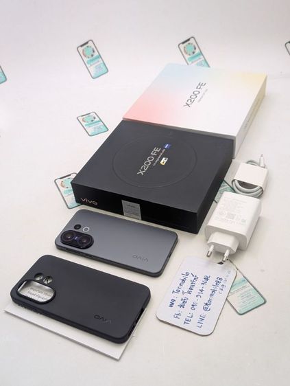 อื่นๆ 256 GB ขาย เทิร์น Vivo X200 Fe สี Black ศูนย์ไทย สภาพสวย อุปกรณ์ครบยกกล่อง ประกันยาว เพียง 13,990 บาท ครับ 