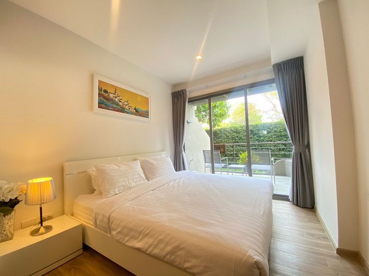 เลี้ยงสัตว์ได้ บ้านแสนงาม หัวหิน คอนโดติดทะเล มีหาดส่วนตัว ขนาด 64 ตารางเมตร 2 ห้องนอน 2 ห้องน้ำ ชั้น1 ตกแต่งครบตามรูป รูปที่ 2