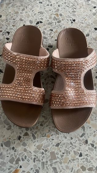 น้ำตาล หนังแท้ UK 4.5 | EU 37 1/3 | US 6 Fitflop รองเท้าfitfiopมือสองแท้