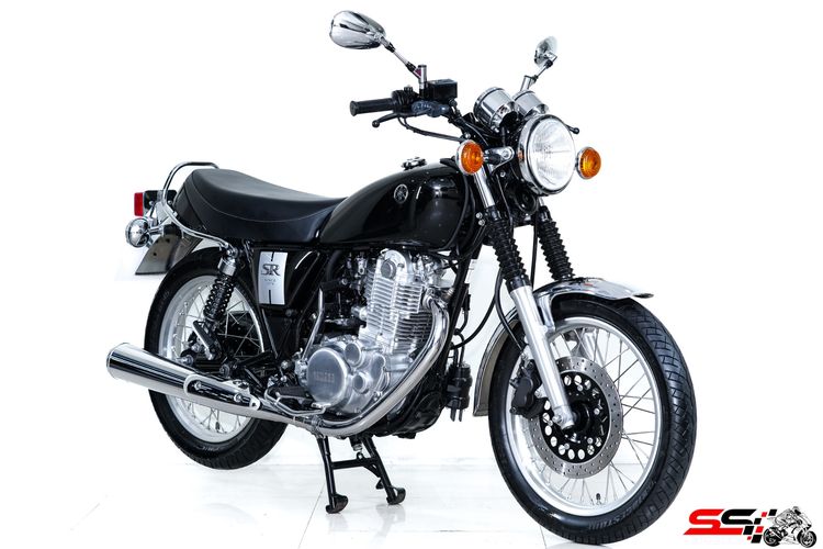 YAMAHA SR400 สีดำ ปี2021 วิ่งน้อย 681 km ไมล์แท้ มือเดียว รถสวยมากสภาพป้ายแดงไร้ริ้วรอย รูปที่ 15