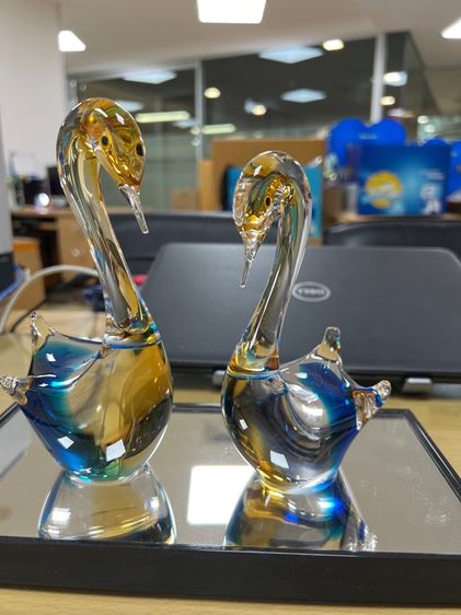 คู่หงส์แก้ว Mutli Glass Japan รูปที่ 2