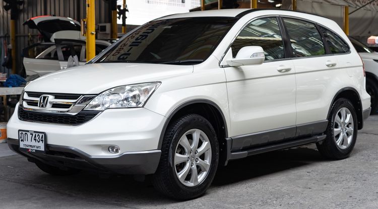 Honda CR-V 2010 2.0 E 4WD Utility-car เบนซิน ไม่ติดแก๊ส เกียร์อัตโนมัติ ขาว รูปที่ 2