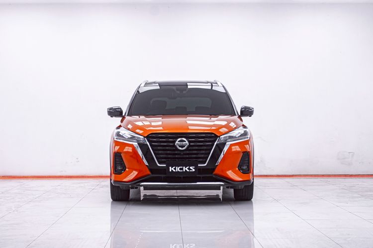Nissan Kicks 2021 1.2 VL Utility-car ไฮบริด ไม่ติดแก๊ส เกียร์อัตโนมัติ ส้ม รูปที่ 4