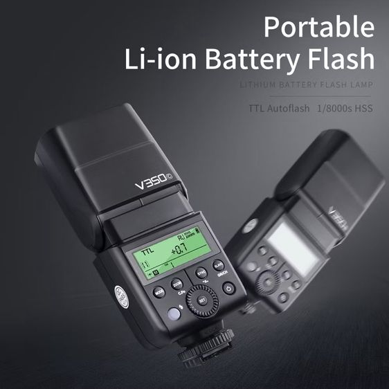 แฟลช Godox V350 แบตใหม่ ของแท้ สภาพดี รูปที่ 10