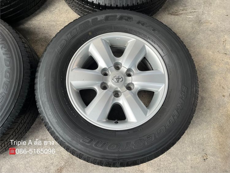 ✨ล้อแม็ก✨Toyota Fortuner ก้านใหญ่ ขอบ 17 แถมยาง 255-70-17 Bridgestone ปี 22 รูปที่ 3