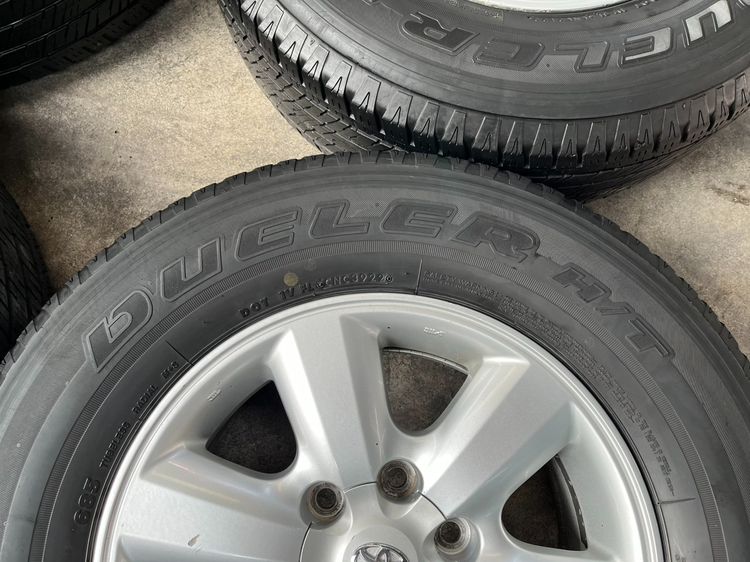✨ล้อแม็ก✨Toyota Fortuner ก้านใหญ่ ขอบ 17 แถมยาง 255-70-17 Bridgestone ปี 22 รูปที่ 7