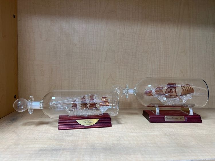 Model เรือในขวดแก้ว 2 ลำ รูปที่ 5