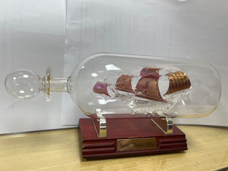 Model เรือในขวดแก้ว 2 ลำ รูปที่ 6