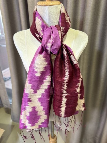 Hand-loomed Thai Silk Scarf