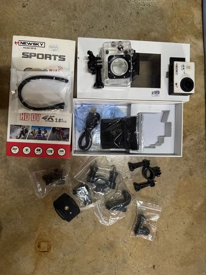 ขายกล้องแอ็คชั่นใช้เค้กกันน้ำได้ ใช้งานได้ปกติอุปกรณ์ครบชุดพร้อมเมม 32 มีตำหนิหน้าจอนิดหน่อย รูปที่ 3