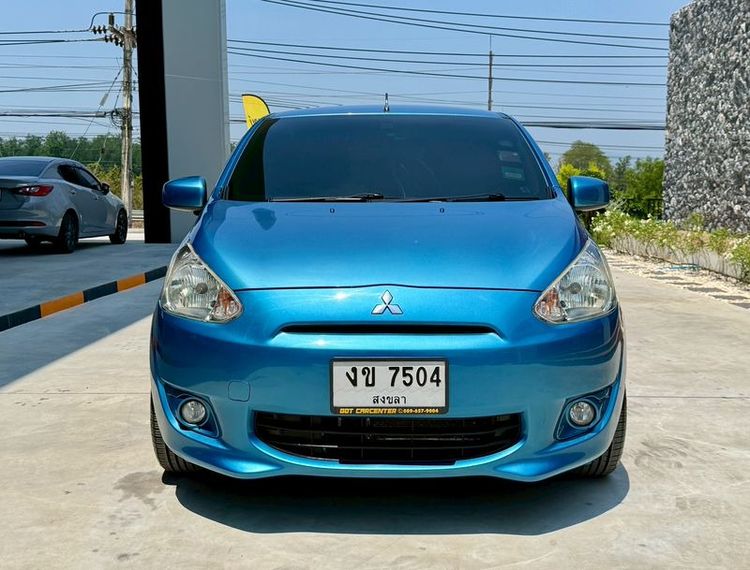 Mitsubishi Mirage 2012 1.2 GLS Sedan เบนซิน ไม่ติดแก๊ส เกียร์อัตโนมัติ ฟ้า รูปที่ 2