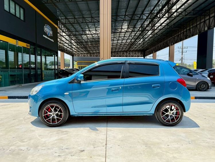 Mitsubishi Mirage 2012 1.2 GLS Sedan เบนซิน ไม่ติดแก๊ส เกียร์อัตโนมัติ ฟ้า รูปที่ 4