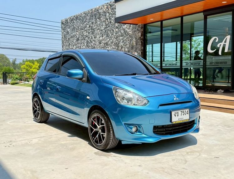 Mitsubishi Mirage 2012 1.2 GLS Sedan เบนซิน ไม่ติดแก๊ส เกียร์อัตโนมัติ ฟ้า รูปที่ 3