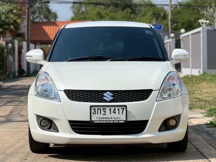 Suzuki Swift 2014 1.25 GLX Sedan เบนซิน ไม่ติดแก๊ส เกียร์อัตโนมัติ ขาว รูปที่ 4