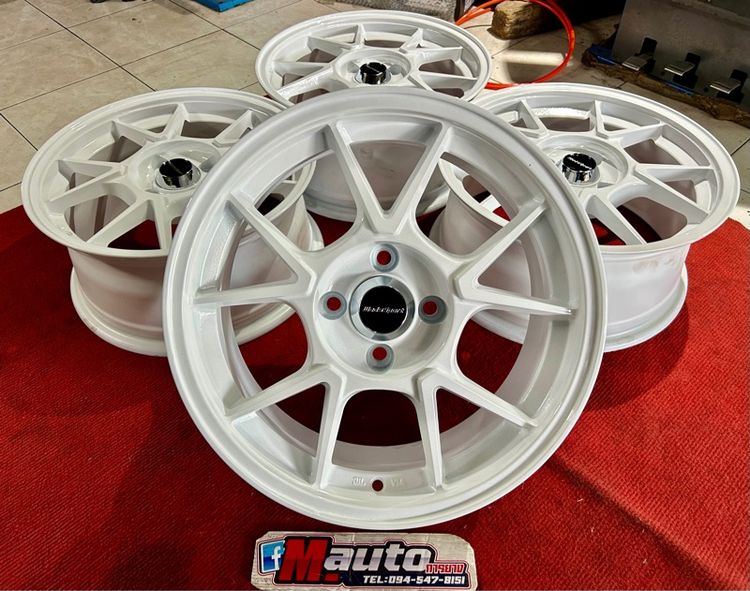 อะลูมิเนียมอัลลอย 15" อื่นๆ ล้อมือสองTC005 ขอบ15 4x100 สีขาว