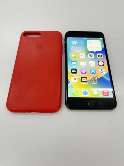 Iphone 8 plus 64 GB TH ดำ แบต 100 สแกนได้ ใช้งานได้ดี ราคาถูกใจ
