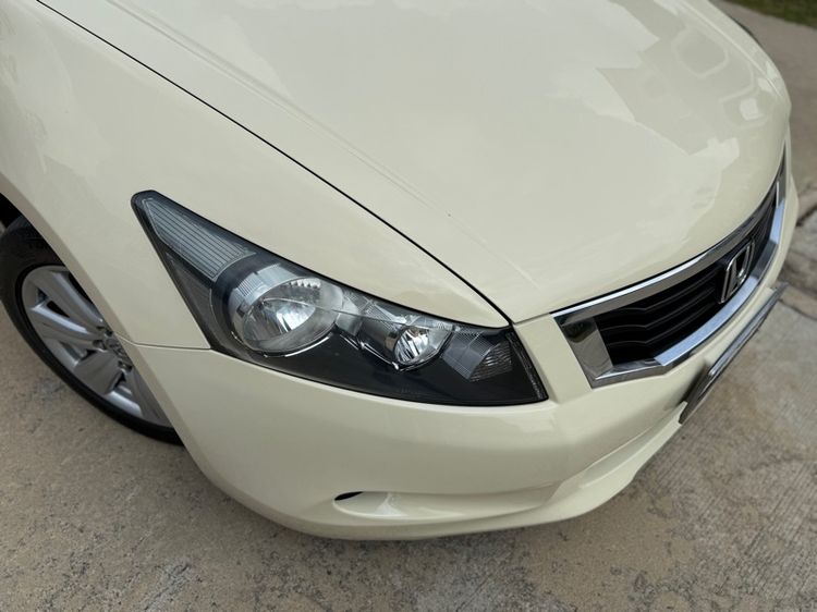 Honda Accord 2008 3.0 V6 i-VTEC Sedan เบนซิน ไม่ติดแก๊ส เกียร์อัตโนมัติ ขาว รูปที่ 2