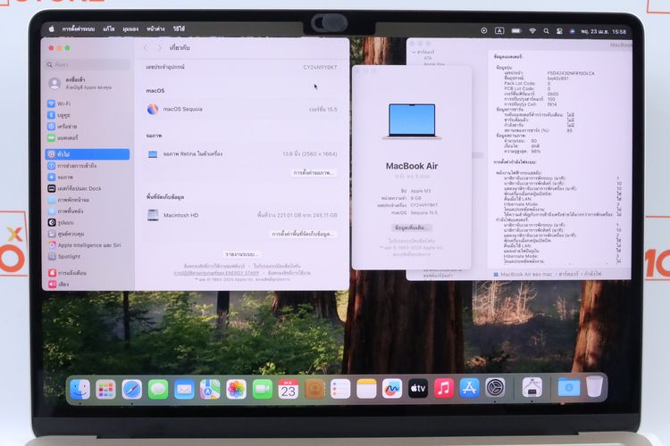 MacBook Air M3 13" 8.256GB  รูปที่ 4