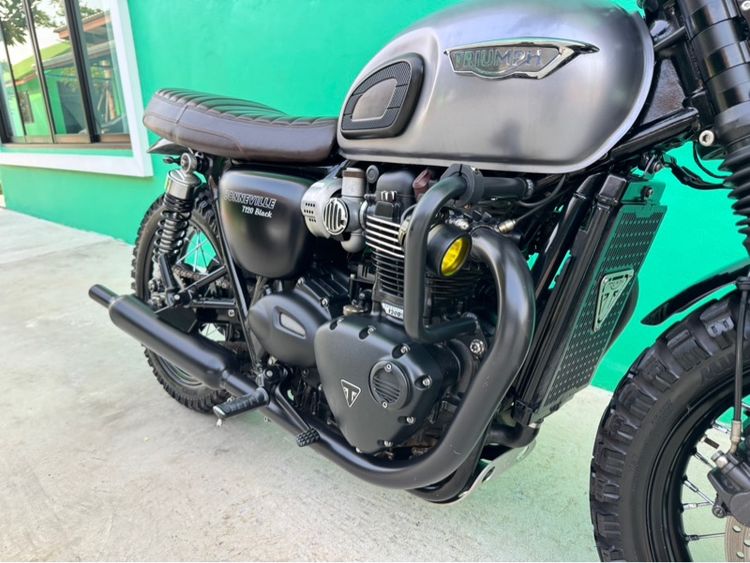 Triumph T120 black สีเทา ปี17จด18  รูปที่ 9