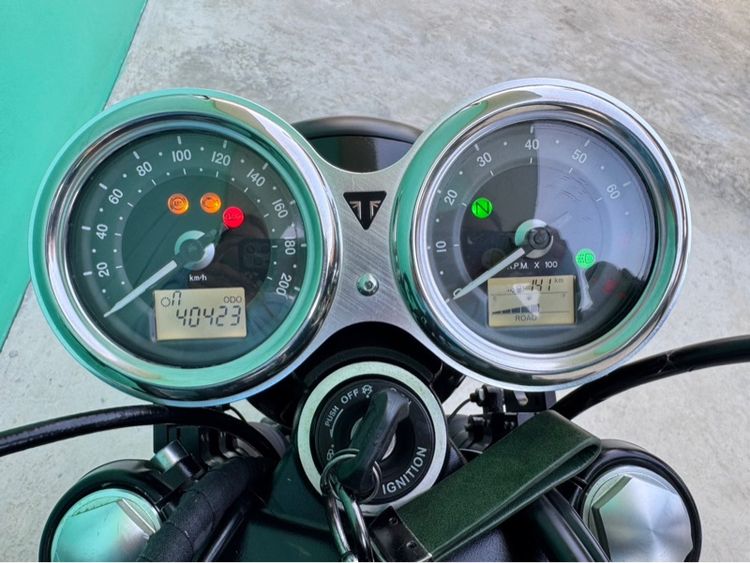 Triumph T120 black สีเทา ปี17จด18  รูปที่ 13